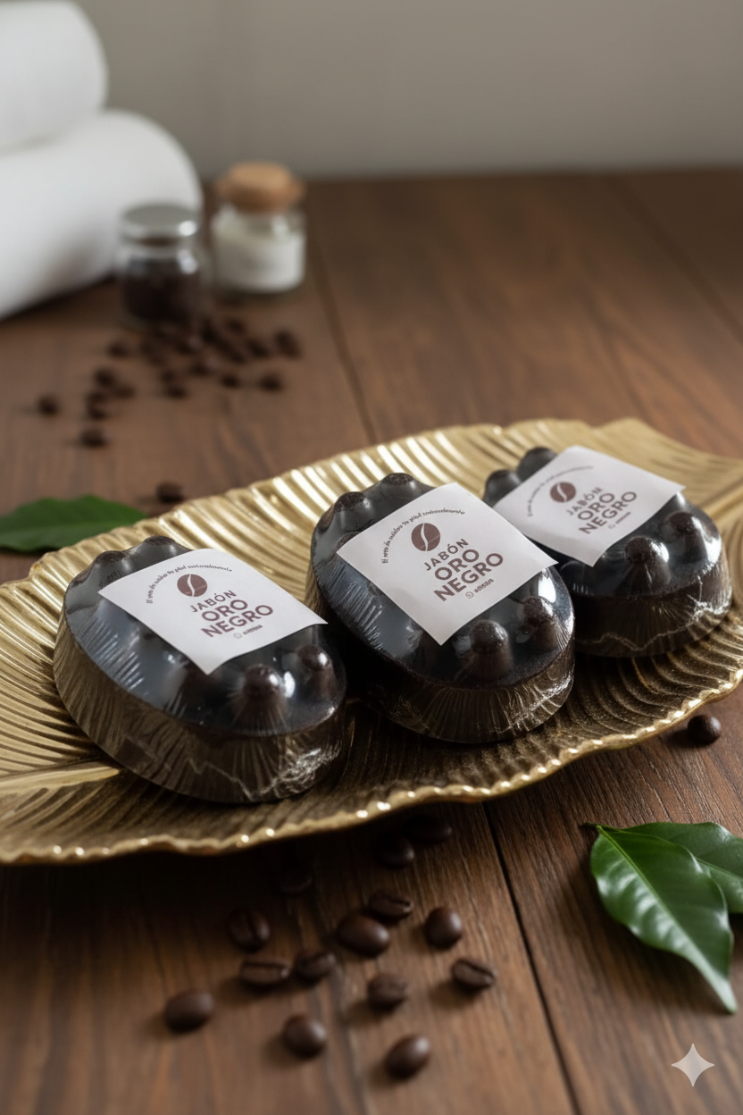 Jabón Oro Negro artesanal